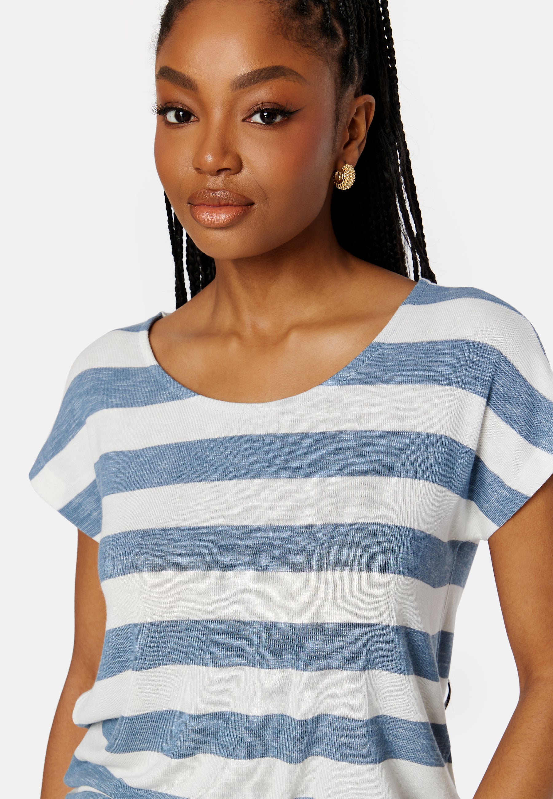 Wide Stripe S/L Top - Image 4