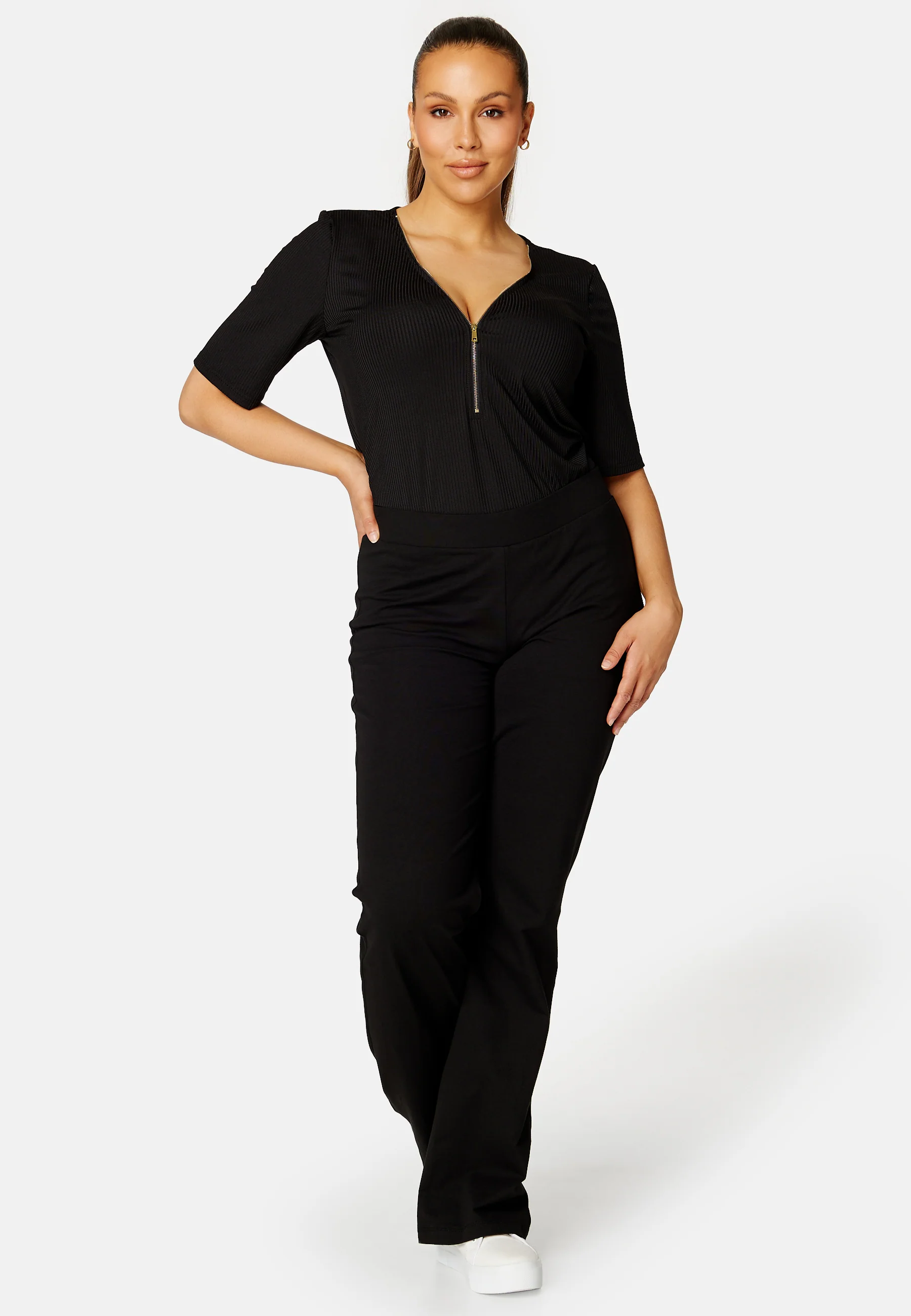 Witney rib zip top - Image 6