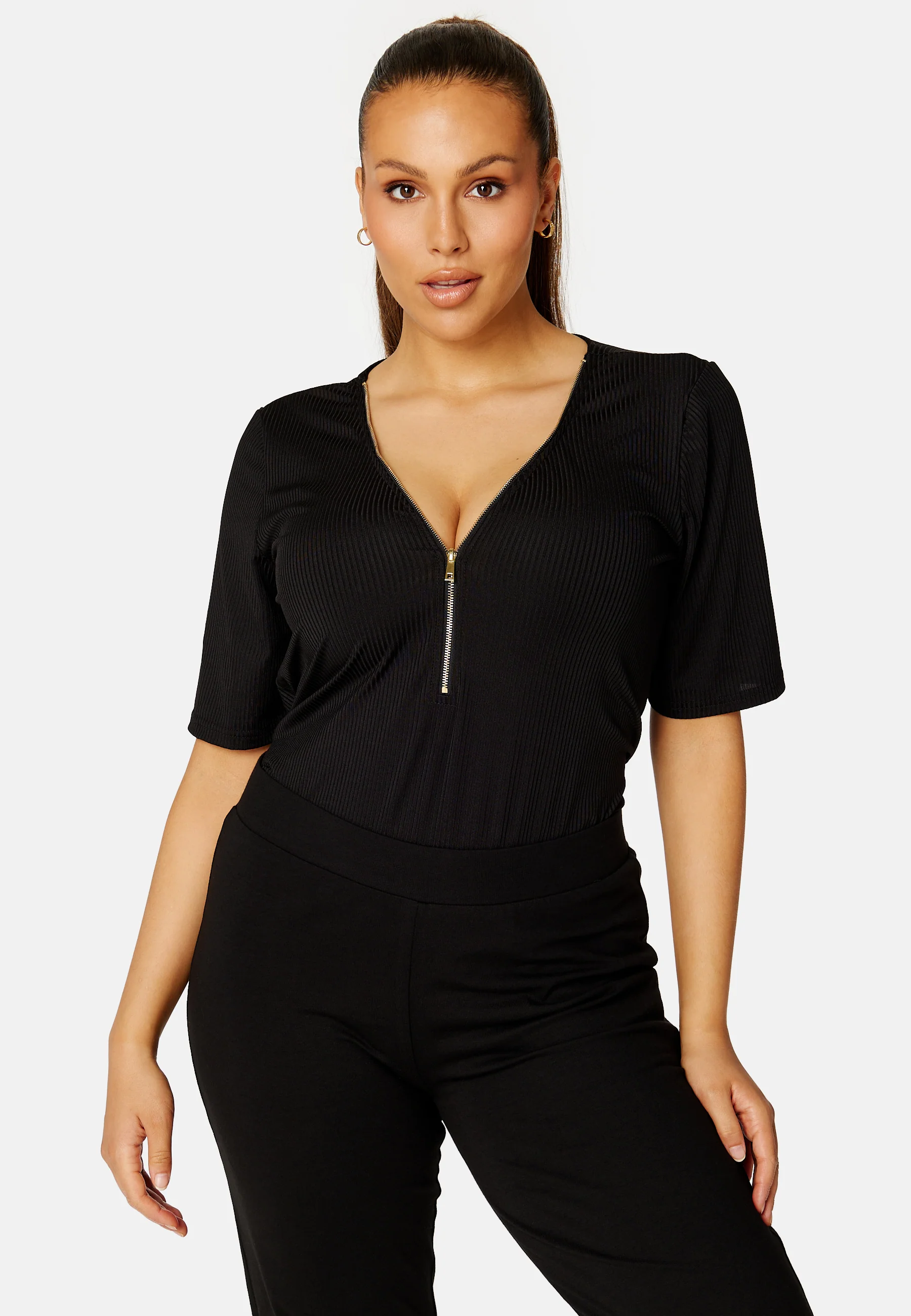 Witney rib zip top - Image 9