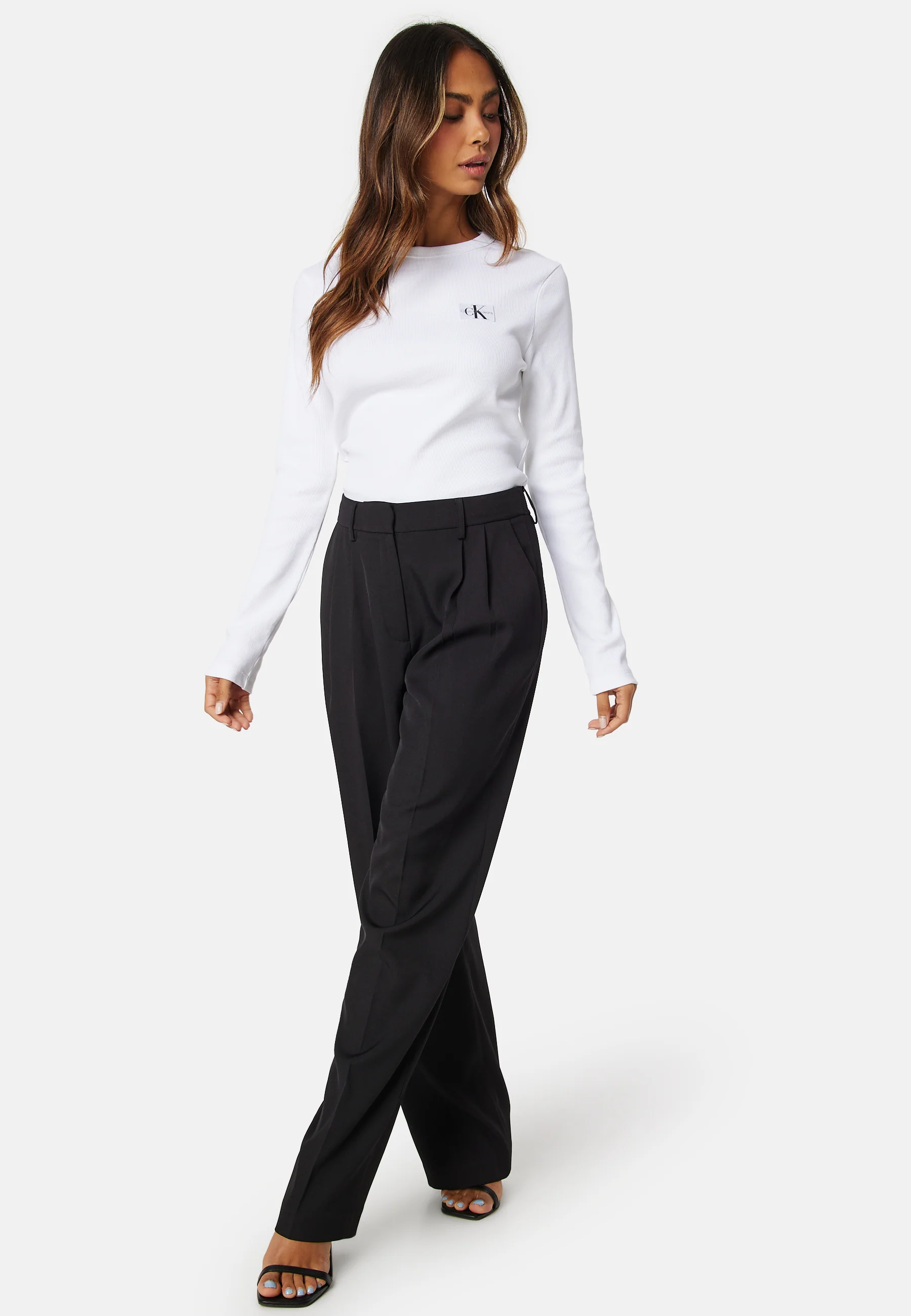 Woven Label Rib Long Sleeve - Image 3