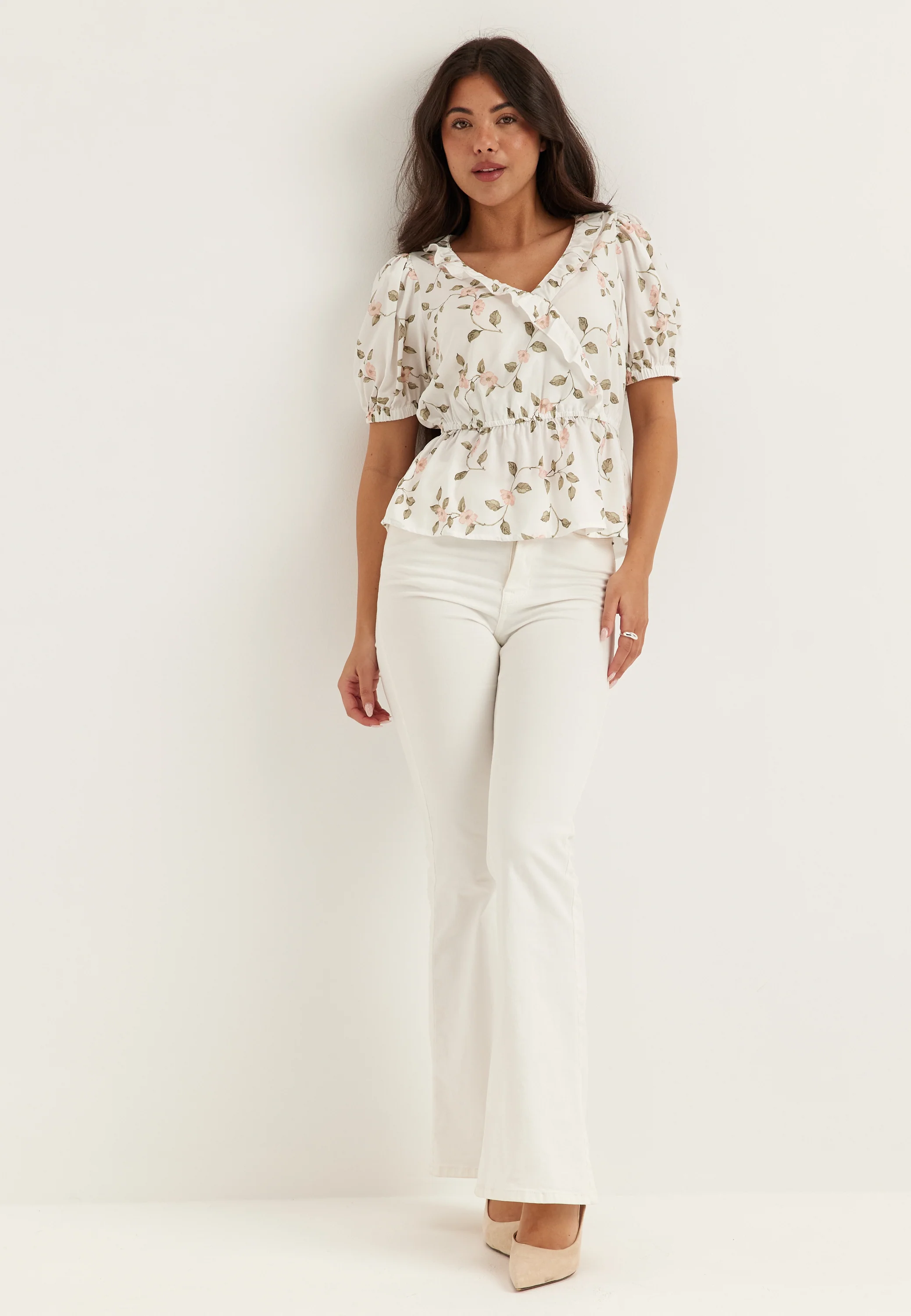 Wrap Frill Blouse - Image 2