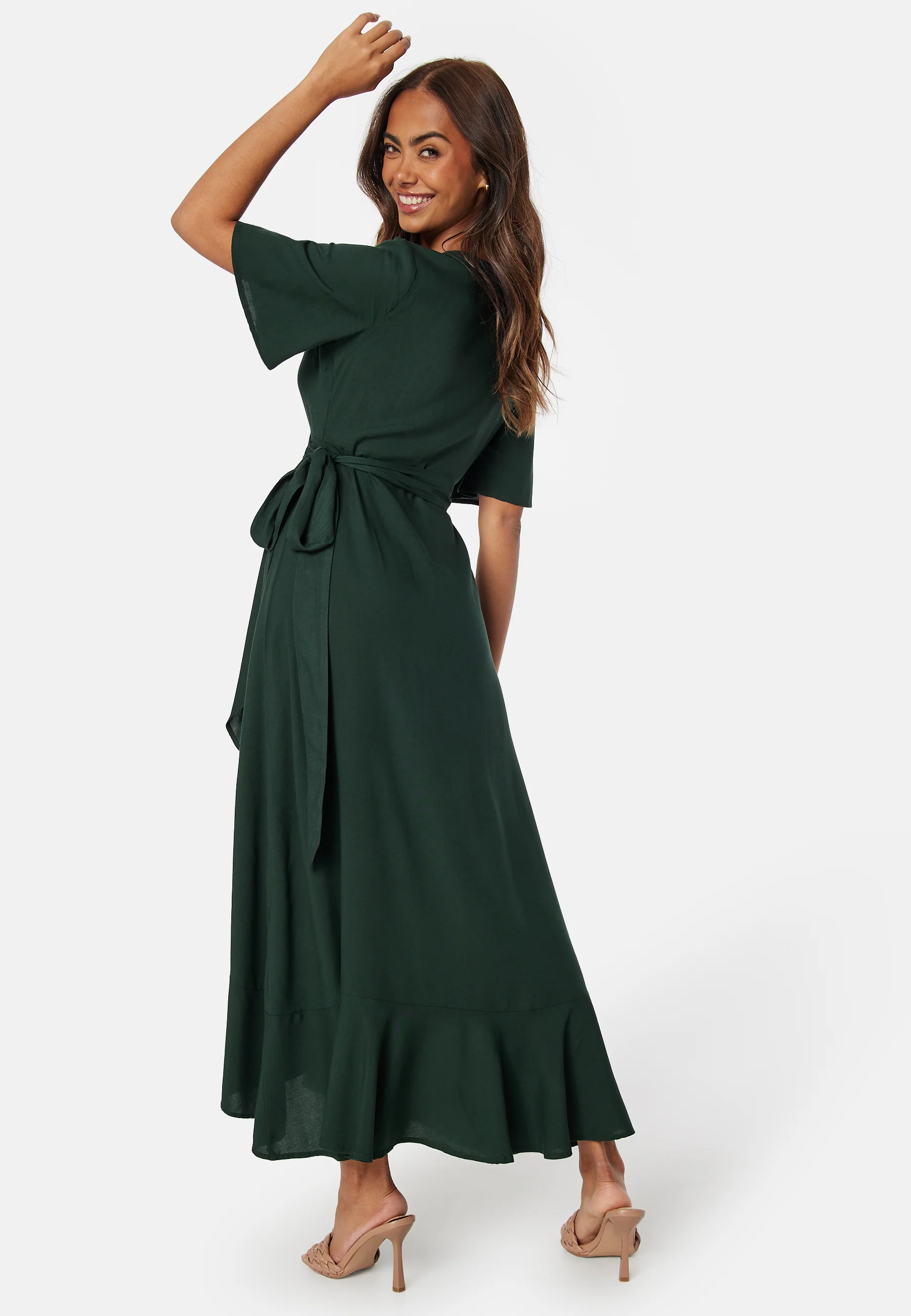 Wrap Midi Viscose Dress - Image 2