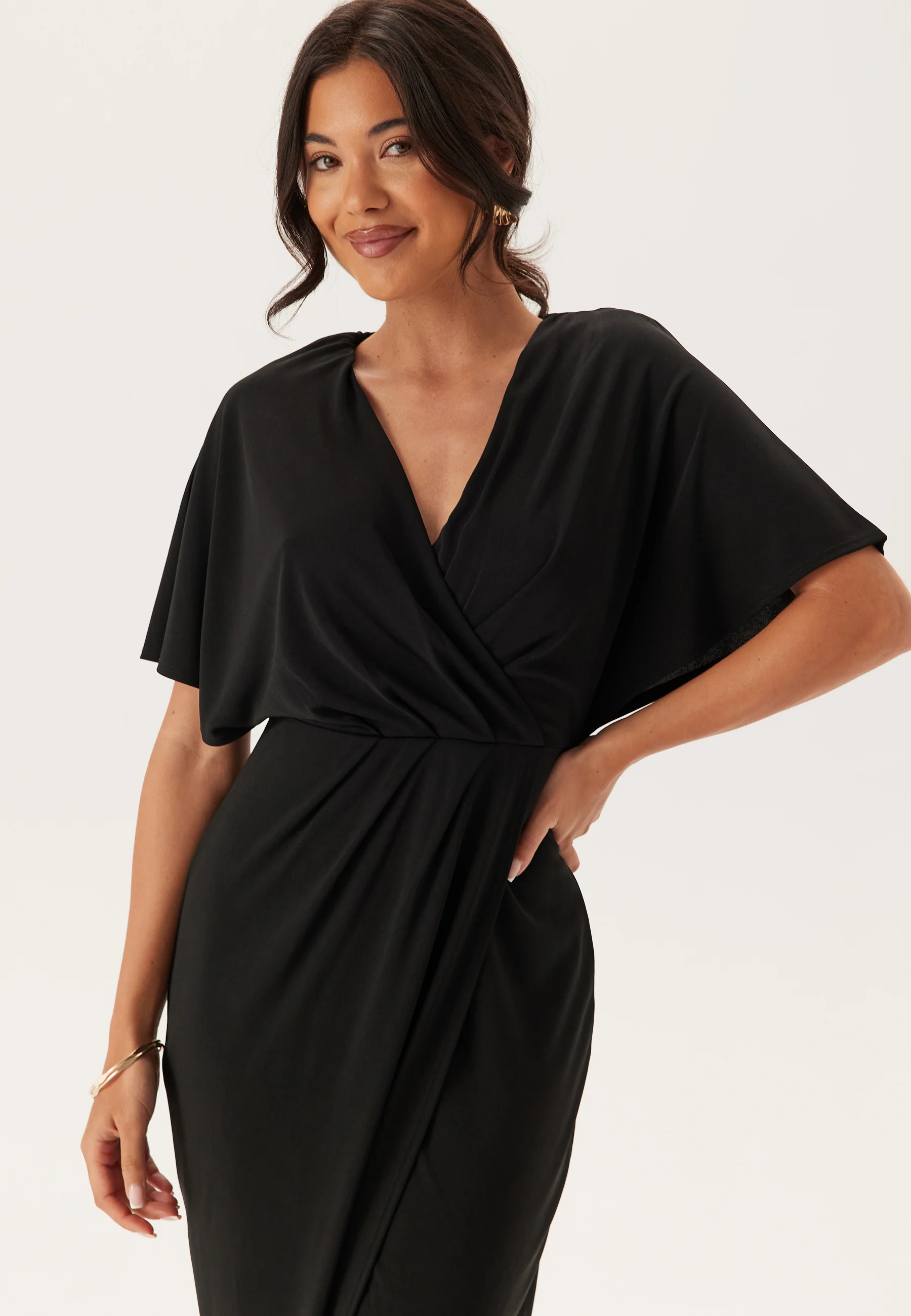 Wrap Slit Maxi Dress - Image 2