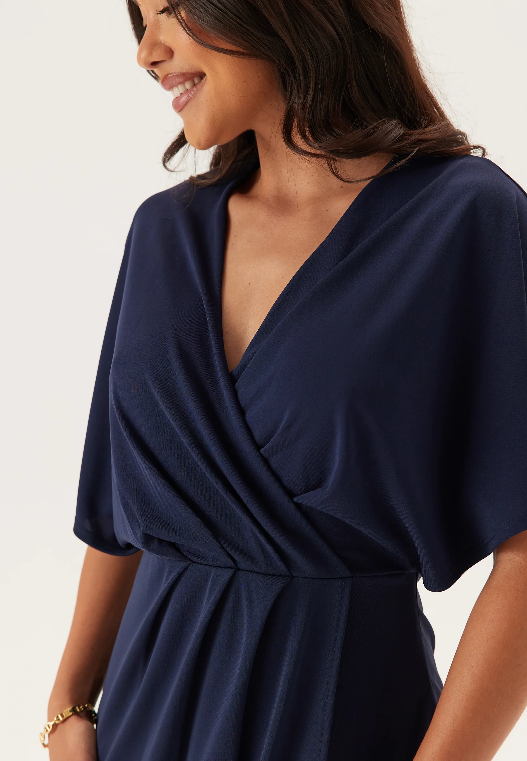 Wrap Slit Maxi Dress - Image 4