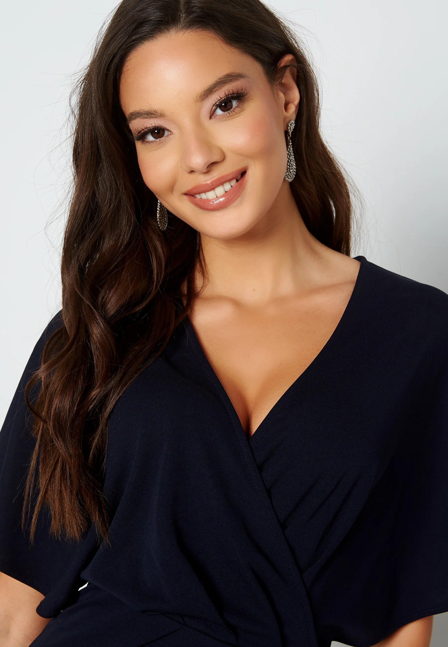 Wrap Slit Midi Dress - Image 4