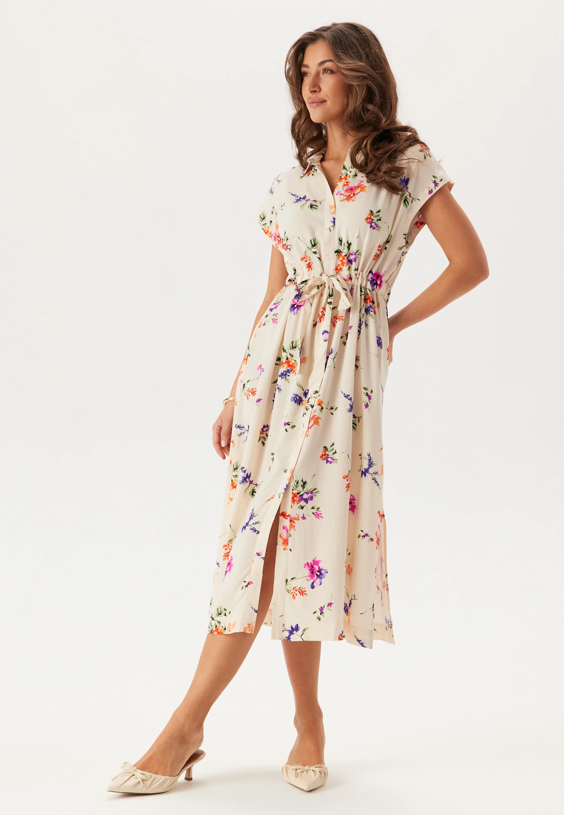 Yasasina Cs Midi Belt Dress