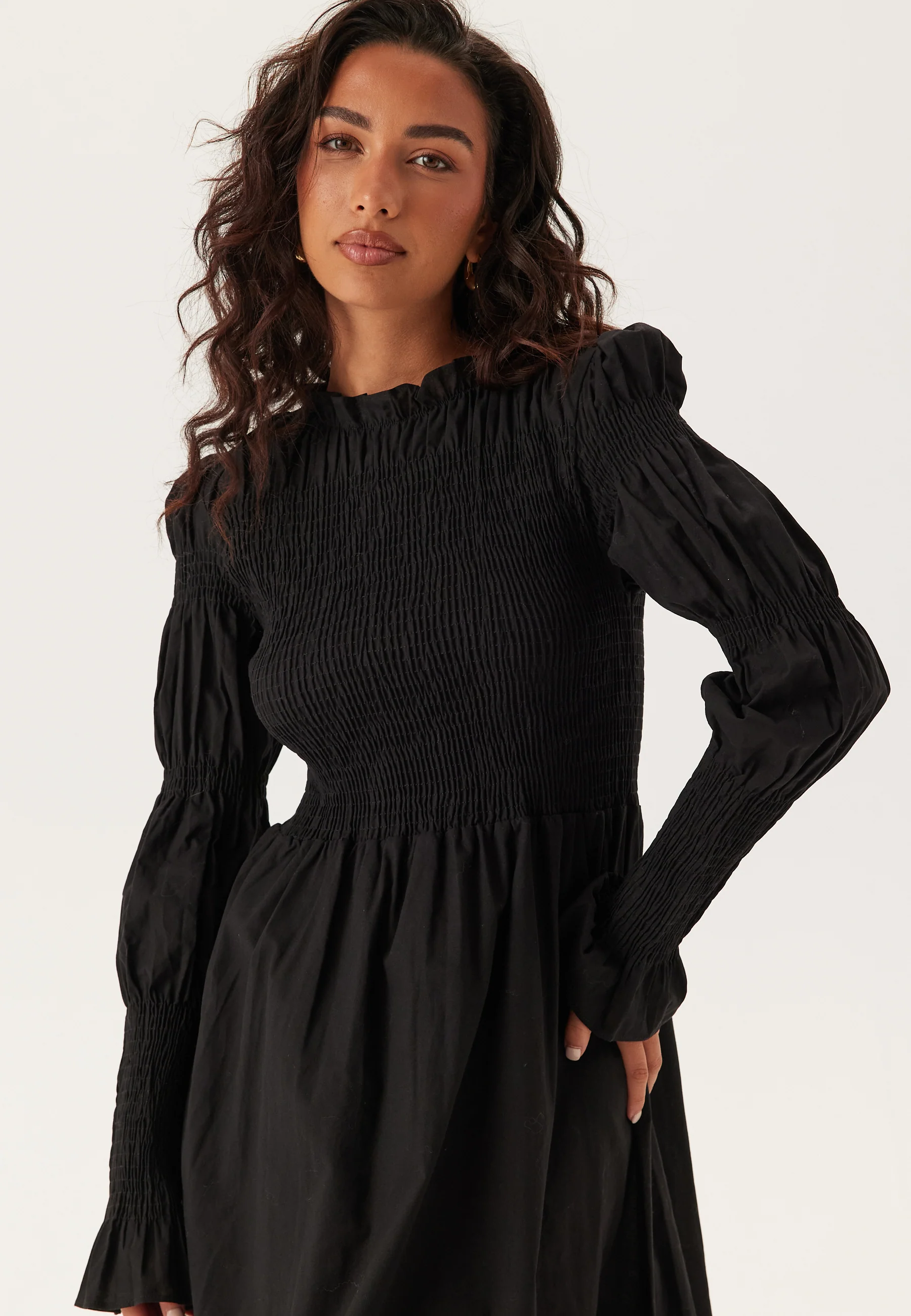 Yaschemma Ls Smock Midi Dress - Image 3