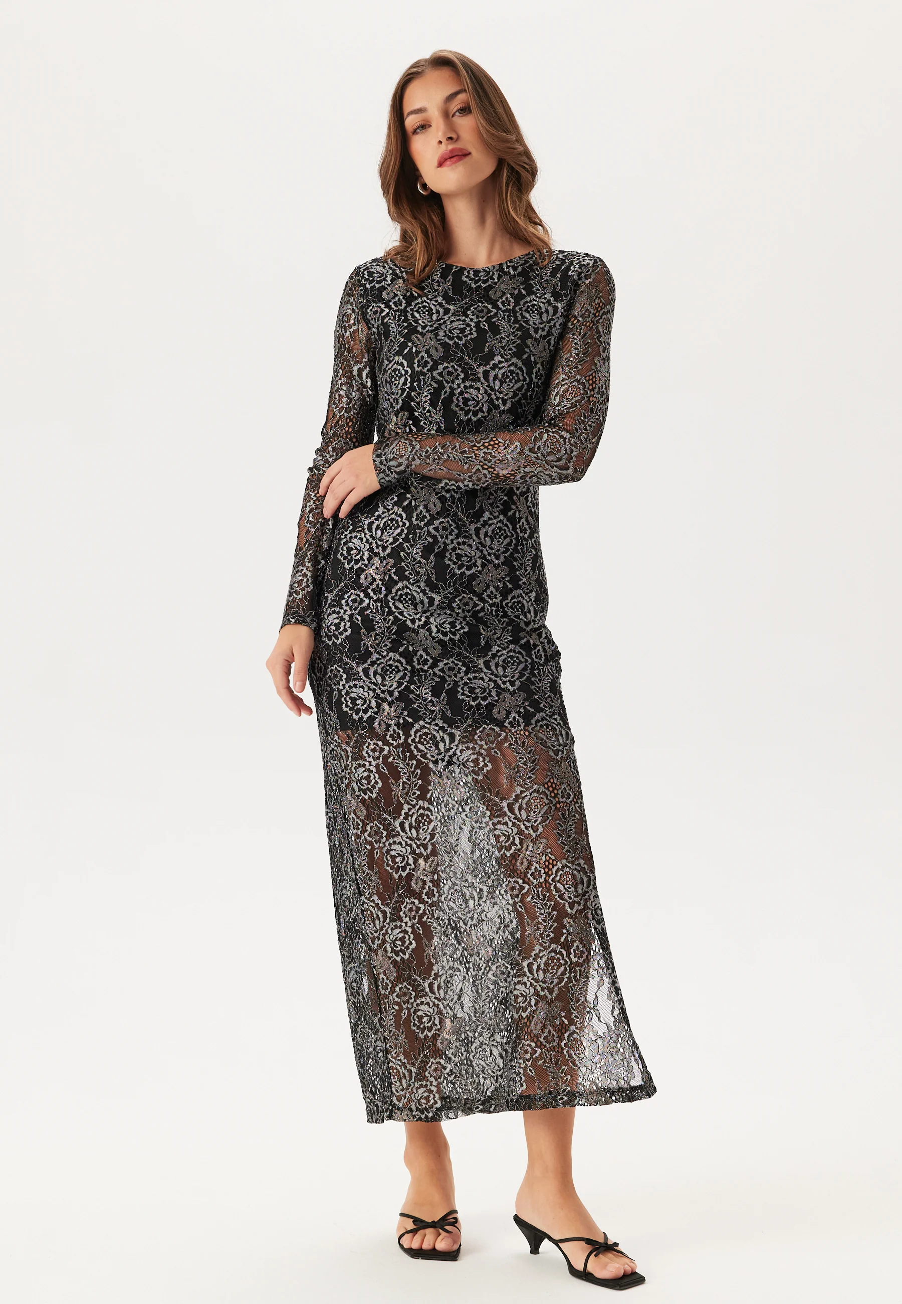 Yaspolima Ls Long Lace Dress - Image 2