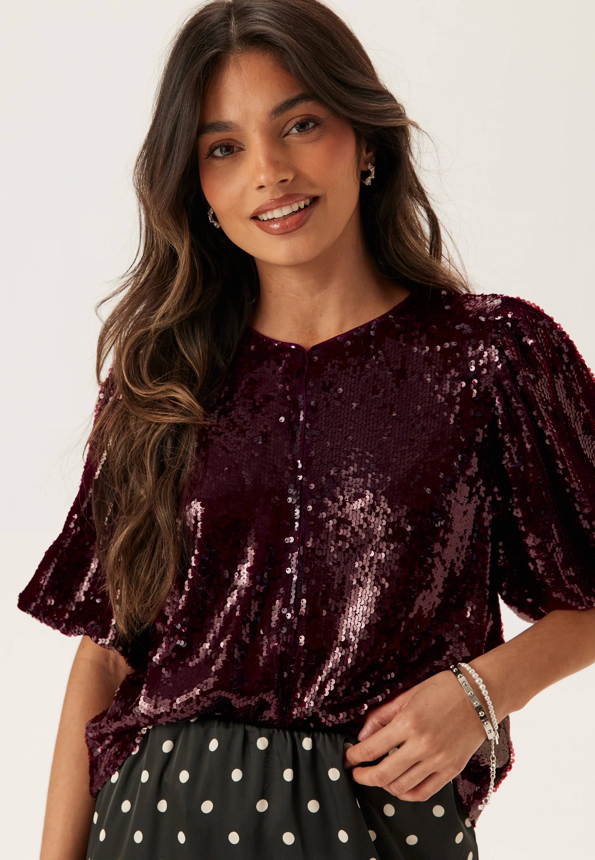 Yasroyalina 2/4 SEQUIN TOP - Image 7